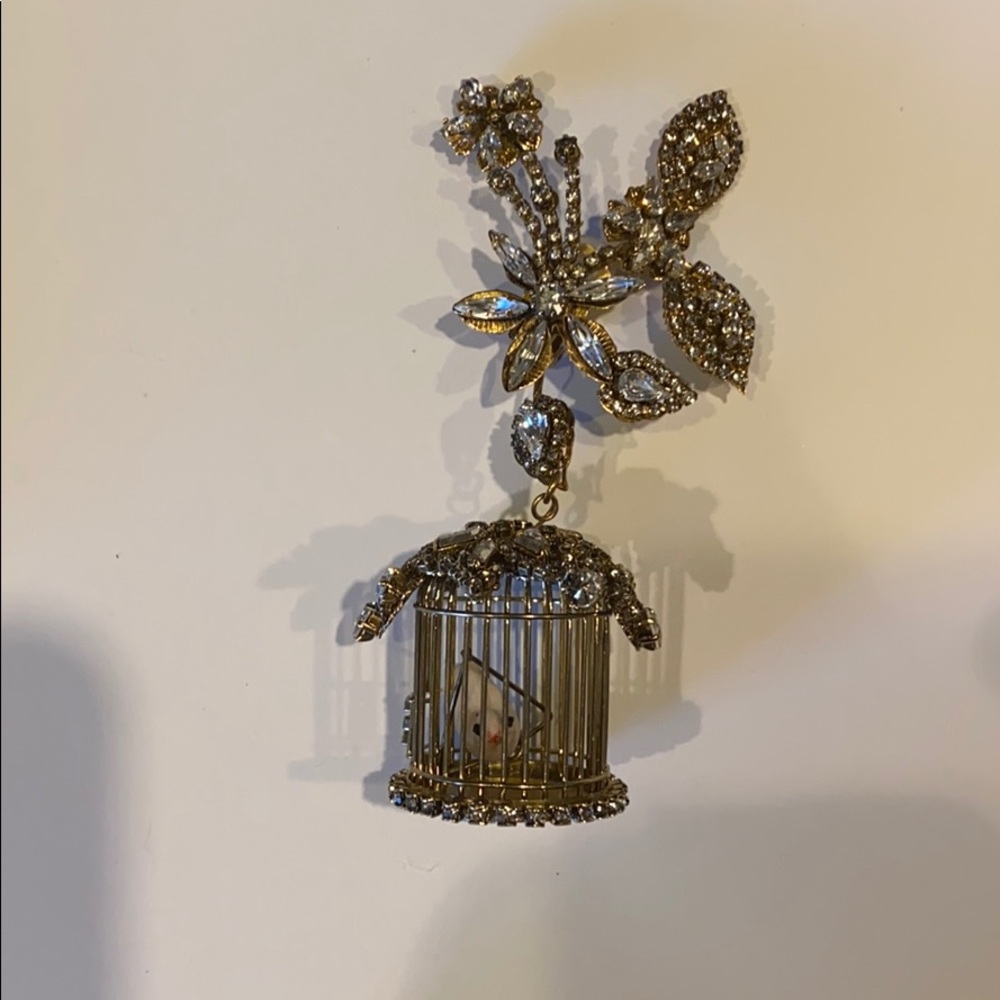 Erickson Beamon 24k Swarovski Crystal birdcage